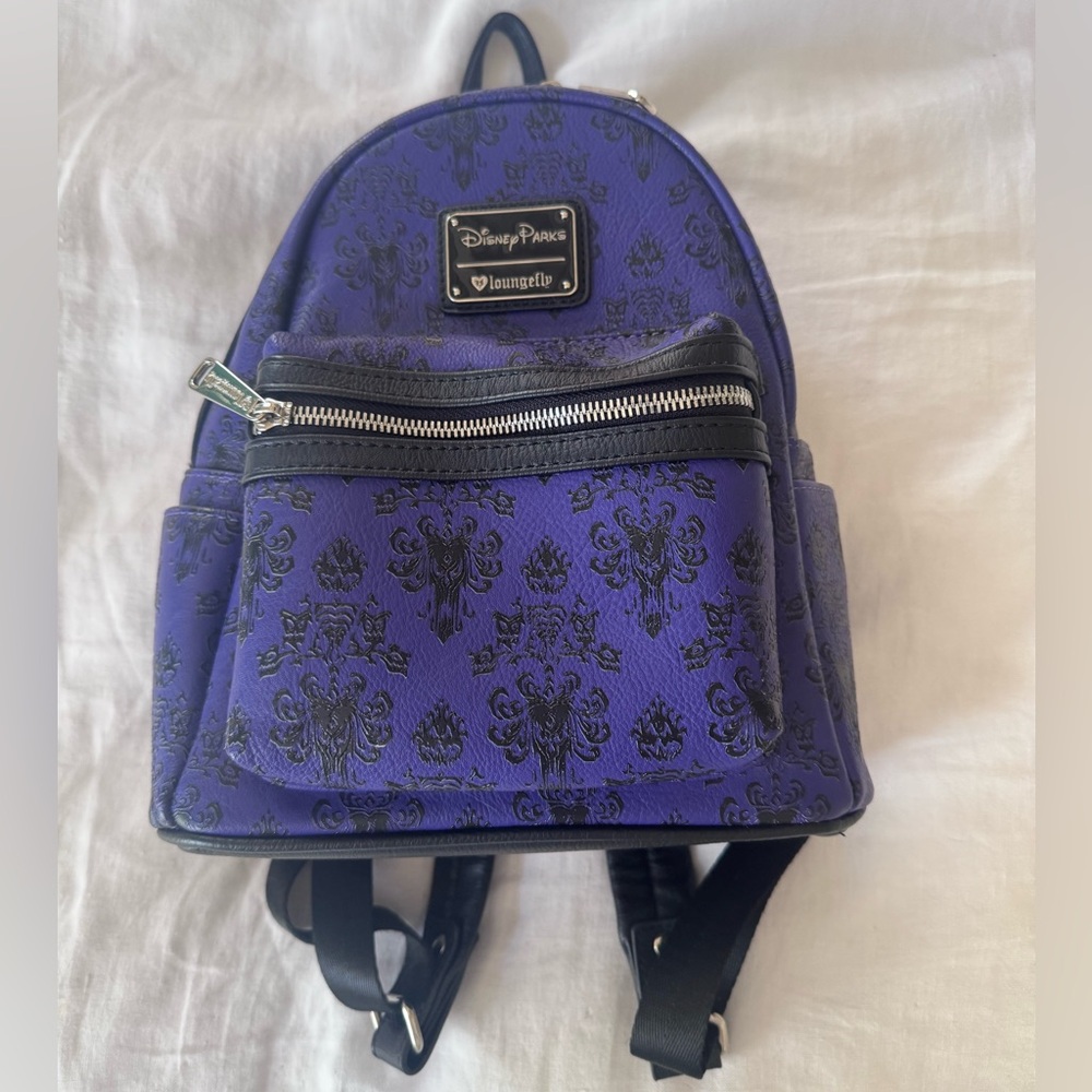 Disney’s Haunted Mansion Loungefly backpack.